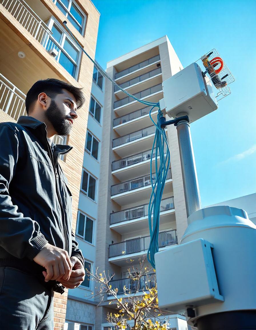 ITK-Services für Hausverwaltungen DSLAM Installation für schnelles Internet WLAN Wohnheime Studenten